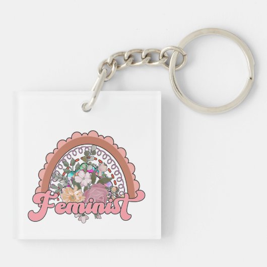Feministische Sleutelhanger (Achterkant)