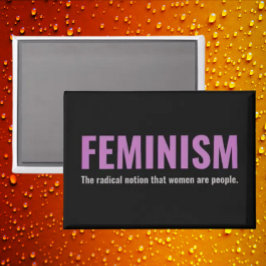 Feministische statement magneet