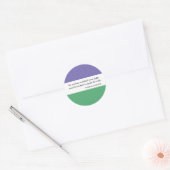 Feministische Sticker met Magdalen Berns Quote (Envelop)
