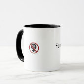 Feministische teelballen mok (Voorkant links)