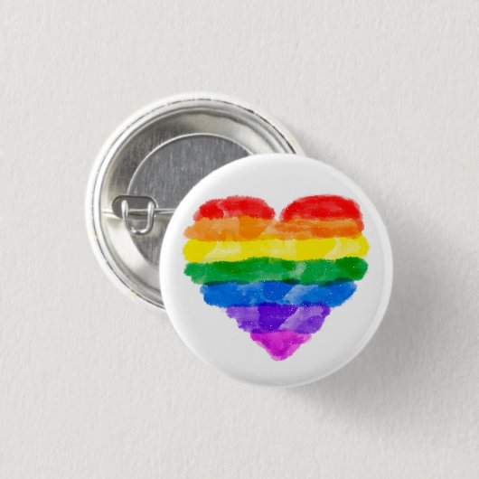 feministische tegenstander van homo pride ronde button 3,2 cm (Voorkant /achterkant)