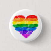 feministische tegenstander van homo pride ronde button 3,2 cm (Voorkant)