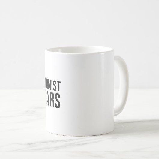 Feministische tranen mok (Voorkant rechts)