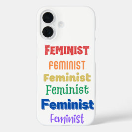 feministische trots iPhone 16 hoesje