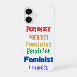 feministische trots iPhone 16 hoesje