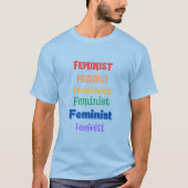 feministische trots t-shirt (Voorkant)
