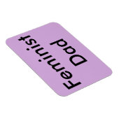 Feministische vader auto magneet (Rechterzijde)