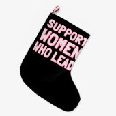 Feministische verkiezingen - Steun aan vrouwen die Grote Kerstsok (Voorkant (Hangend))