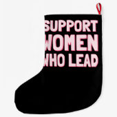 Feministische verkiezingen - Steun aan vrouwen die Grote Kerstsok (Achterkant)