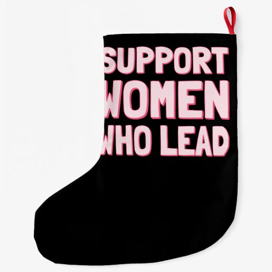 Feministische verkiezingen - Steun aan vrouwen die Grote Kerstsok (Achterkant)