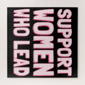 Feministische verkiezingen - Steun aan vrouwen die Legpuzzel (Horizontaal)