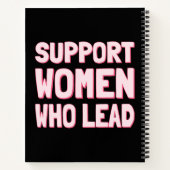 Feministische verkiezingen - Steun aan vrouwen die Notitieboek (Achterkant)