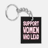 Feministische verkiezingen - Steun aan vrouwen die Sleutelhanger (Voorkant Links)