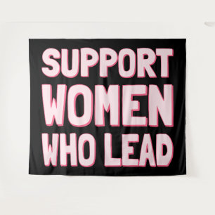 Feministische verkiezingen - Steun aan vrouwen die Wandkleed