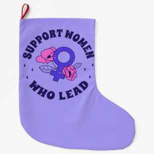 Feministische verkiezingen - Steun vrouwen die lei Grote Kerstsok