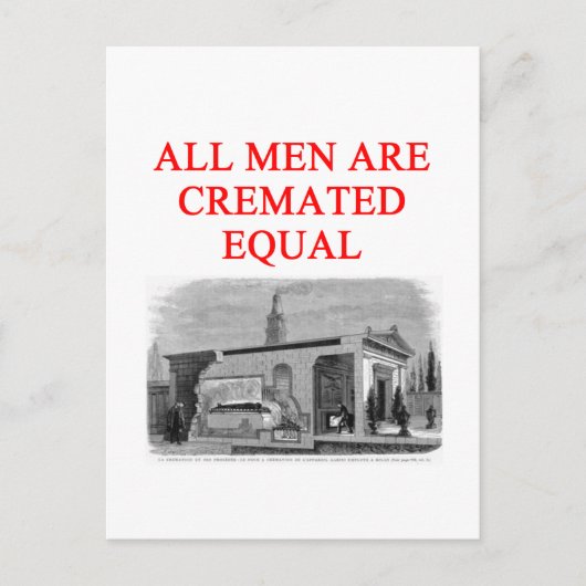 feministische vrouwen grap briefkaart (Voorkant)