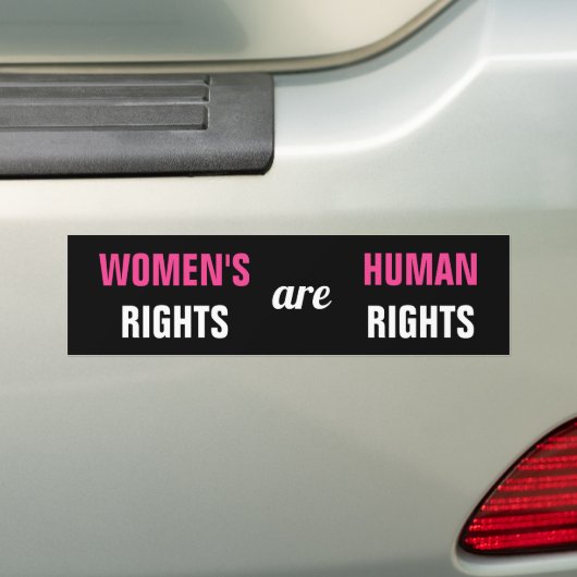Feministische vrouwen Roe tegen Wade Bumpersticker (Op auto)