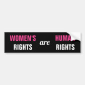 Feministische vrouwen Roe tegen Wade Bumpersticker (Voorkant)