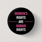 Feministische vrouwen Roe tegen Wade Ronde Button 3,2 Cm (Voorkant)