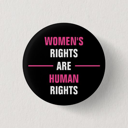 Feministische vrouwen Roe tegen Wade Ronde Button 3,2 Cm (Voorkant)