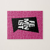 Feministische vrouwen vrouw meisje me te gelijk legpuzzel (Horizontaal)