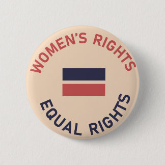 Feministische vrouwenrechten Gelijke rechten Pin Ronde Button 5,7 Cm