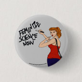 Feminize Science Button (Voorkant)