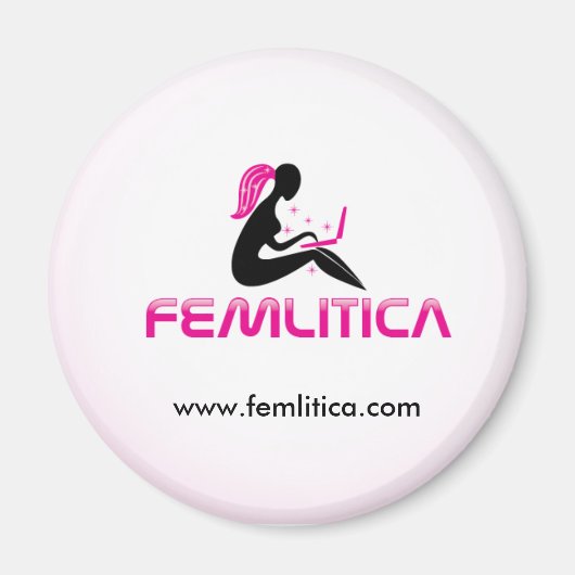 Femlitica koelkastmagneet magneet (Voorkant)