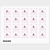 Femlitica vierkante sticker (Vel)