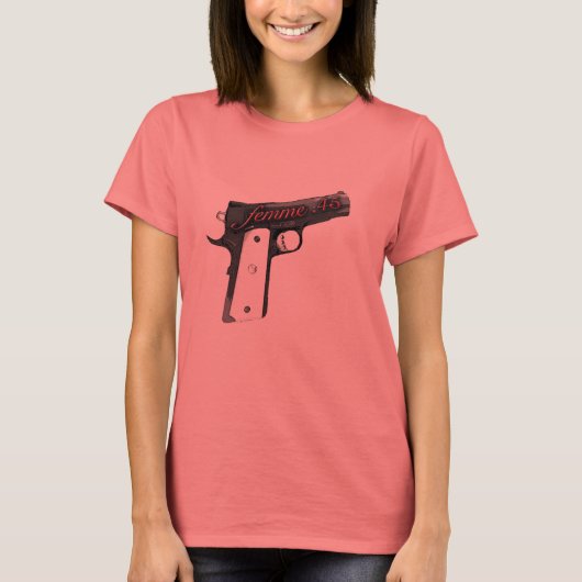 femme.45 ringer t-shirt (Voorkant)