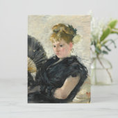 Femme À L’éventail | Berthe Morisot (Staand voorkant)
