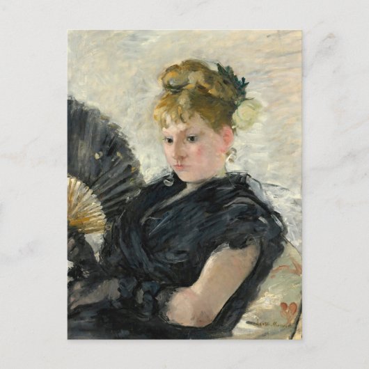 Femme À L’éventail | Berthe Morisot Briefkaart (Voorkant)