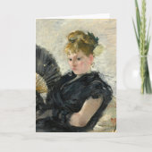 Femme À L’éventail | Berthe Morisot Kaart (Voorkant)