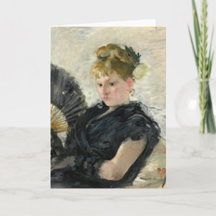 Femme À L’éventail   Berthe Morisot Kaart