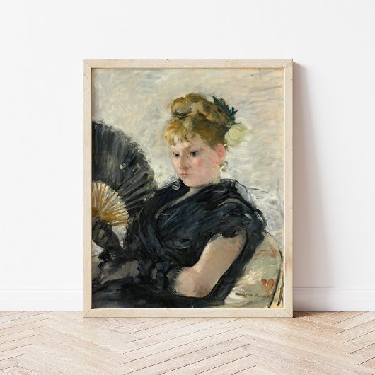 Femme À L’éventail | Berthe Morisot Poster