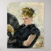 Femme À L’éventail | Berthe Morisot Poster (Voorkant)