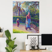 Femme à la brouette Camille Pissarro 1892 Poster (Thuiskantoor)