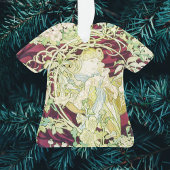 Femme à marguerite - Mucha textielpaneelrepro Ornament