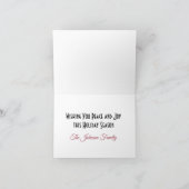 Femme à marguerite - Mucha-textielrepro kerst Feestdagen Kaart (Binnen)