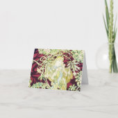 Femme à marguerite - Mucha-textielrepro kerst Feestdagen Kaart (Voorkant)