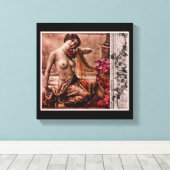 Femme Canvas Afdruk (Insitu (Houten vloer))