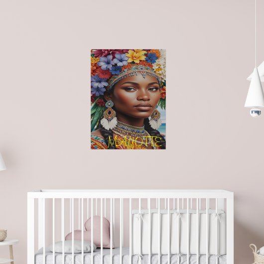 FEMME DE MAYOTTE POSTER (Kinderkamer 2)