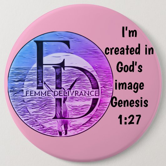 Femme Delivrance Button (Voorkant)