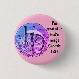 Femme Delivrance-Button Ronde Button 3,2 Cm