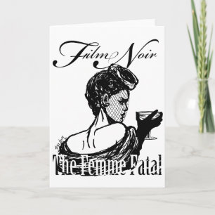 Femme Fatal Feestdagen Kaart
