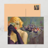 Femme Fatale ~ Briefkaart (Voorkant / Achterkant)