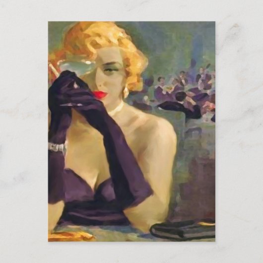 Femme Fatale - Briefkaart / Uitnodigingen (Voorkant)