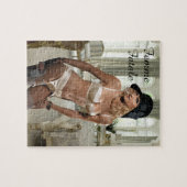 Femme Fatale Diva uit 1920 - Roken en Pistolen Legpuzzel (Horizontaal)