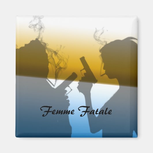 Femme Fatale - Dubbele troebele magneet (Voorkant)