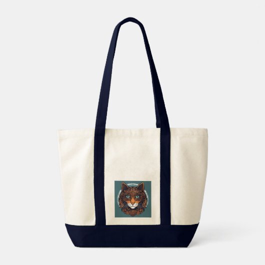 Femme Fatale Elegantie: Chique en zelfverzekerde v Tote Bag (Achterkant)